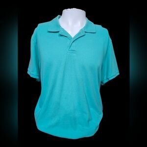 Old Navy Men's‎ Teal Polo Shirt Size Extra Large